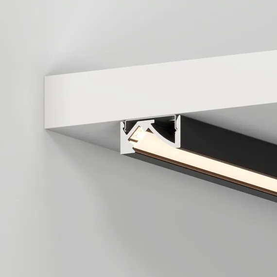Arlight 043688 Профиль SL-BEVEL-W21-2000 ANOD BLACK (Arlight, Алюминий) 043688, изображение 3