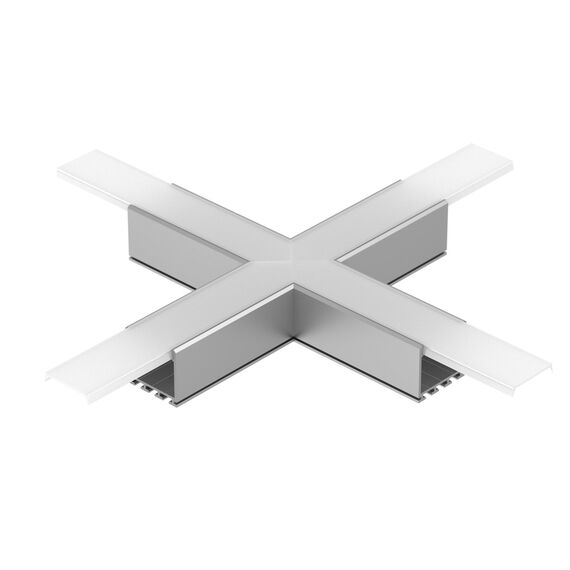 Arlight 026244 Крестовина PLS-LOCK-H25-Х90 (с экраном MAT-L) (Arlight, Металл) 026244