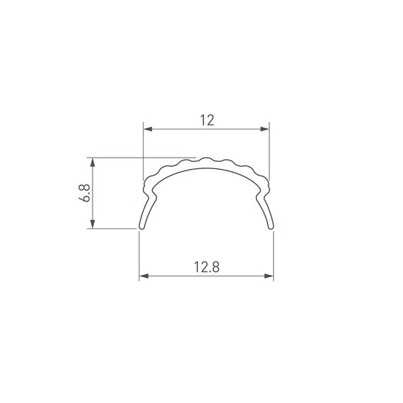 Arlight 025483 Экран матовый ROUND-D18-2000 OPAL (Arlight, Пластик) 025483, изображение 4