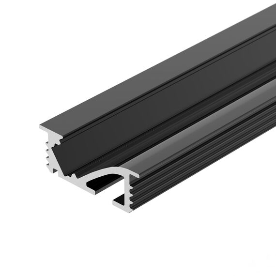 Arlight 048997 Профиль SL-BEVEL-W21-F-2000 ANOD BLACK (Arlight, Алюминий) 048997, изображение 6