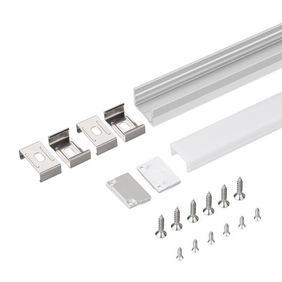 Arlight 036835 Профиль с экраном SL-SLIM20-H13-2000 ANOD+OPAL (Arlight, Алюминий) 036835, изображение 4
