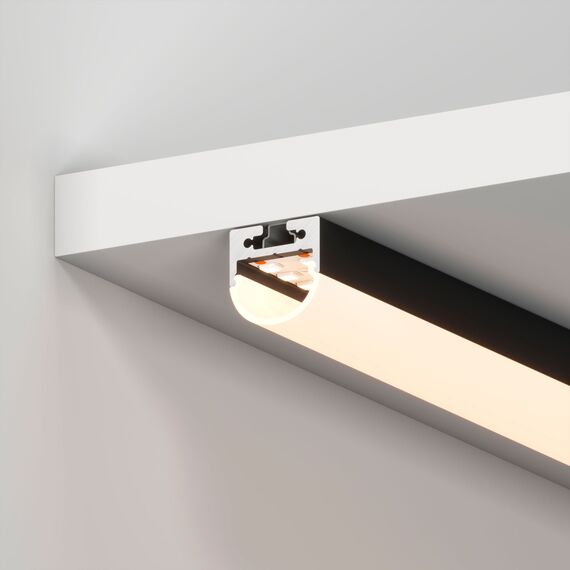 Arlight 027992 Профиль с экраном SL-LINE-2011M-2500 BLACK+OPAL ROUND (Arlight, Алюминий) 027992, изображение 5