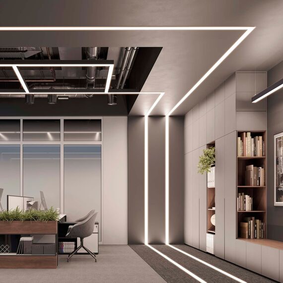 Arlight 046414 Профиль FLOOR60-H26-3000 ANOD BLACK (Arlight, Алюминий) 046414, изображение 12