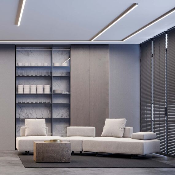 Arlight 038434 Профиль SL-LINE-5050-LW-2000 ANOD OLIVE GREY (Arlight, Алюминий) 038434, изображение 13