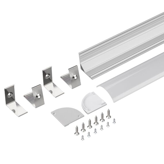 Arlight 036846 Профиль с экраном SL-KANT-H30-2000 ANOD+OPAL (Arlight, Алюминий) 036846, изображение 7