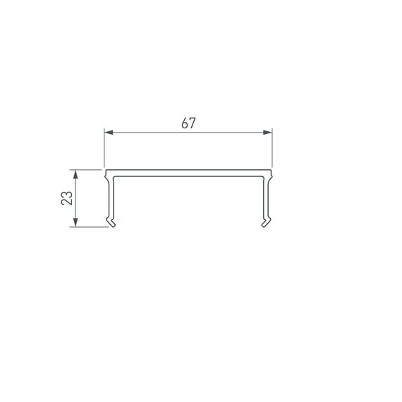Arlight 019312 Экран SL-W68-2000 OPAL (Arlight, Пластик) 019312, изображение 4