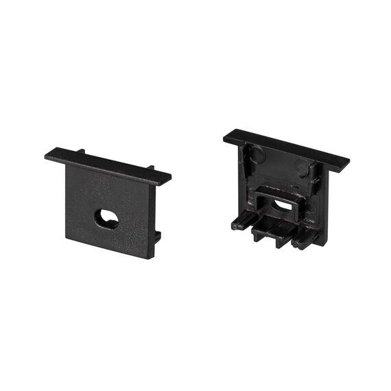 Arlight 031775 Заглушка SL-COMFORT-1716-F BLACK c отверстием (Arlight, Пластик) 031775