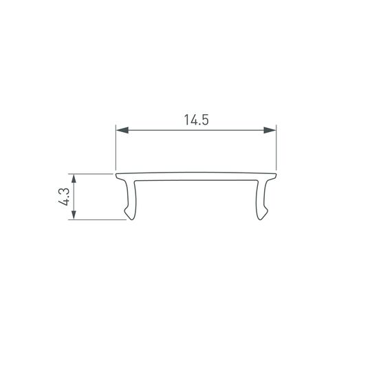 Arlight 019321 Экран SL-W15-2000 OPAL (Arlight, Пластик) 019321, изображение 4