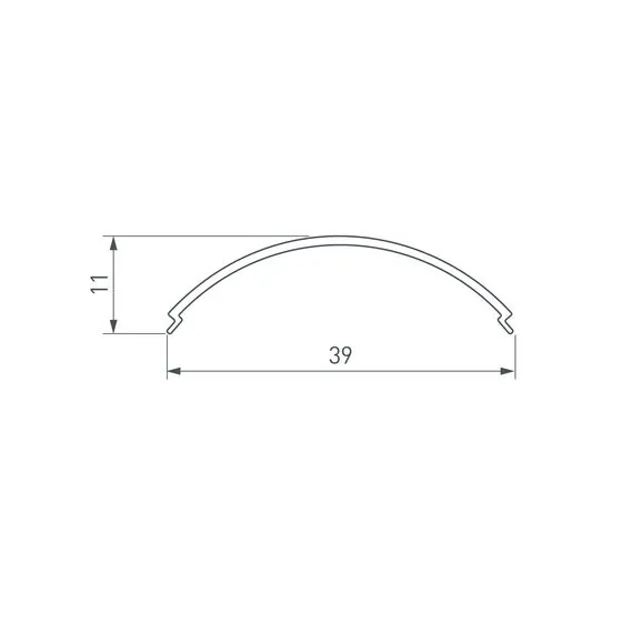 Arlight 019334 Экран SL-KANT-H30 ROUND OPAL (Arlight, Пластик) - ! УПАКОВКА СОСТОИТ ИЗ - 2 м/п, изображение 4