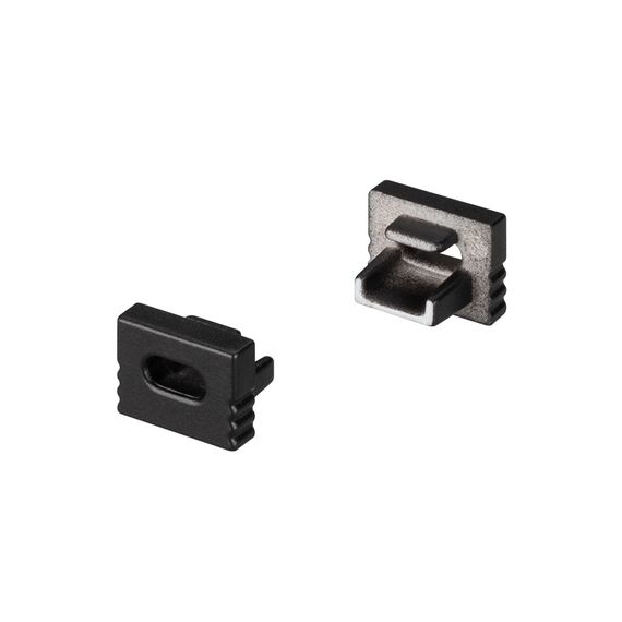 Arlight 030527 Заглушка SL-MINI-8-H6 BLACK с отверстием (Arlight, Пластик) 030527