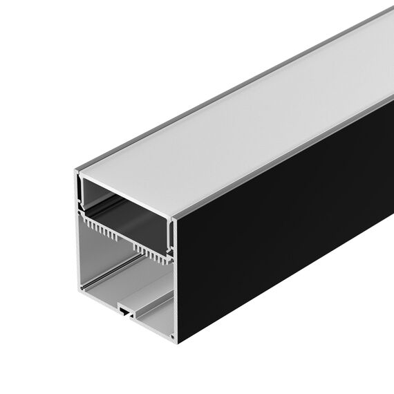 Arlight 027991 Профиль с экраном SL-LINE-7477-2500 BLACK+OPAL (Arlight, Алюминий) 027991, изображение 2