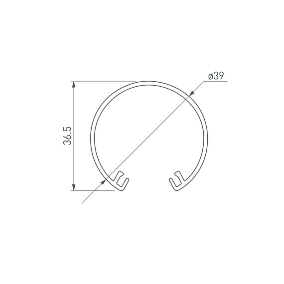 Arlight 044519 Экран ROUND-D40-2000  (Arlight, Пластик) 044519, изображение 4