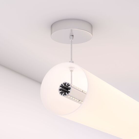 Arlight 037770 Профиль SL-ROUND-D70-360deg-2000 ANOD (Arlight, Алюминий) 037770, изображение 8