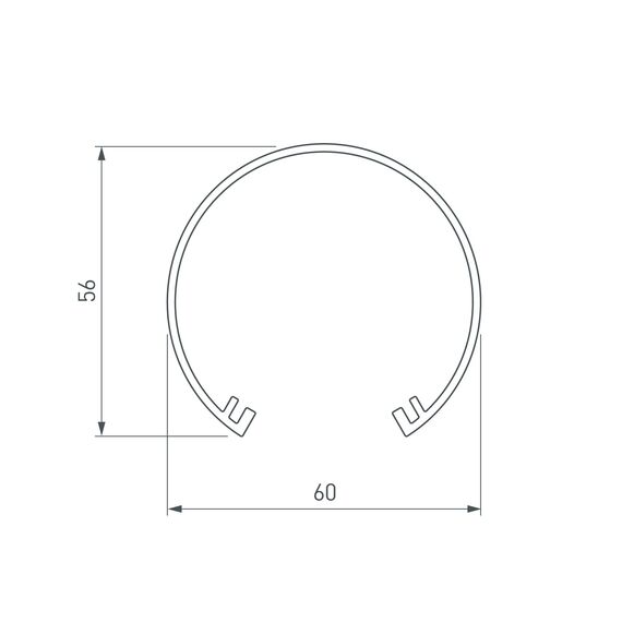 Arlight 019287 Экран SL-ROUND-D60-2000 OPAL (Arlight, Пластик) 019287, изображение 4