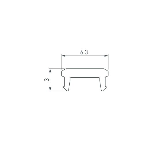 Arlight 043689 Экран SL-BEVEL-W21-2000 OPAL (Arlight, Пластик) 043689, изображение 3