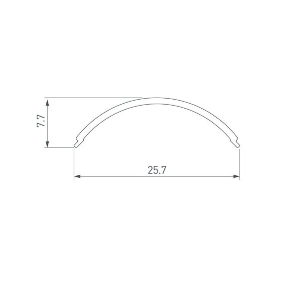 Arlight 049168 Экран SL-KANT-H20 ROUND OPAL (Arlight, Пластик) 049168, изображение 3