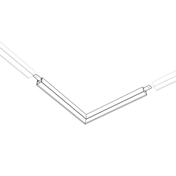 Arlight 044940 Угол SL-LINE-2522 BLACK (Arlight, Металл) 044940, изображение 4
