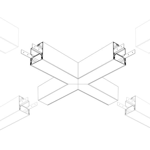 Arlight 030143 Крестовина SL-LINE-6070 (Arlight, Металл) 030143, изображение 8