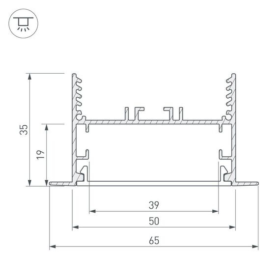 Arlight 030126 Угол SL-LINIA65-F (Arlight, Металл) 030126, изображение 4