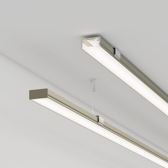 Arlight 038439 Профиль LINE-1708-2000 ANOD OLIVE GREY (Arlight, Алюминий) 038439, изображение 8