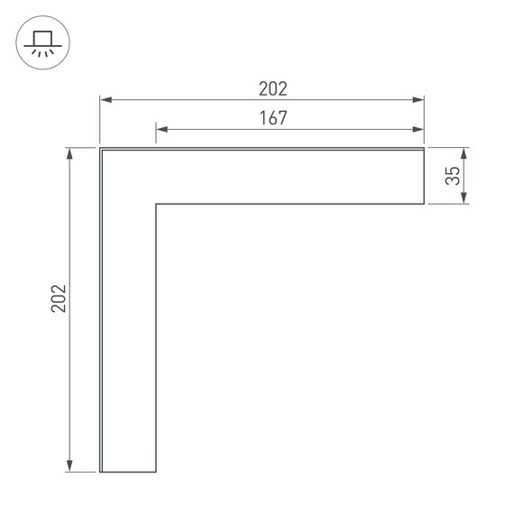 Arlight 030125 Угол SL-LINIA65-F внешний (Arlight, Металл) 030125, изображение 6