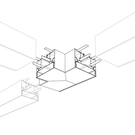 Arlight 021270 Угол S2-LINE-10570-T90 тройной (Arlight, Металл) 021270, изображение 4