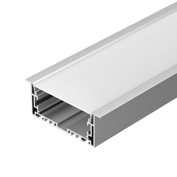 Arlight 021178(1) Профиль с экраном S2-LINIA94-F-2500 ANOD+OPAL (Arlight, Алюминий) 021178(1)