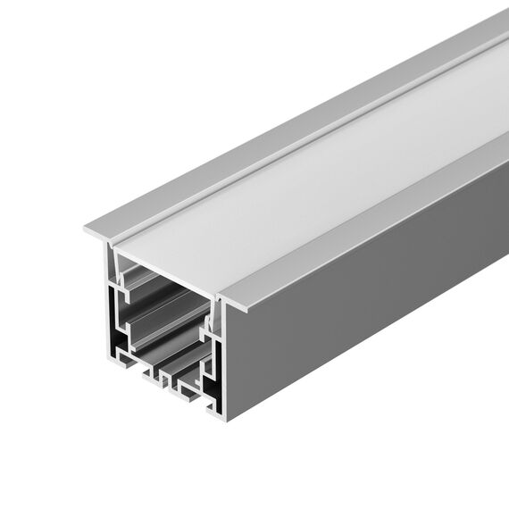 Arlight 021176 Профиль с экраном S2-LINIA55-F-2500 ANOD+OPAL (Arlight, Алюминий) 021176