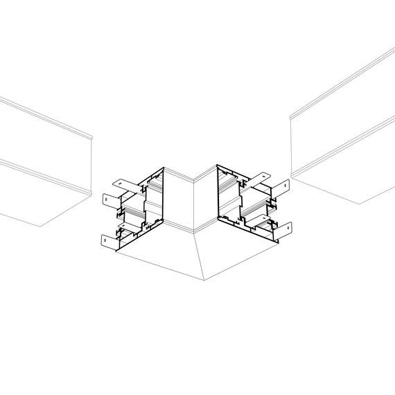 Arlight 021256 Угол S2-LINE-5470-L90N внутренний (Arlight, Металл) 021256, изображение 4