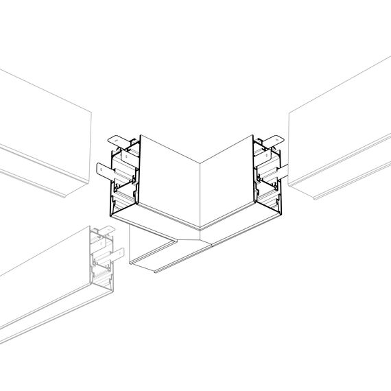 Arlight 021237 Угол S2-LINE-3360-T90 тройной (Arlight, Металл) 021237, изображение 4