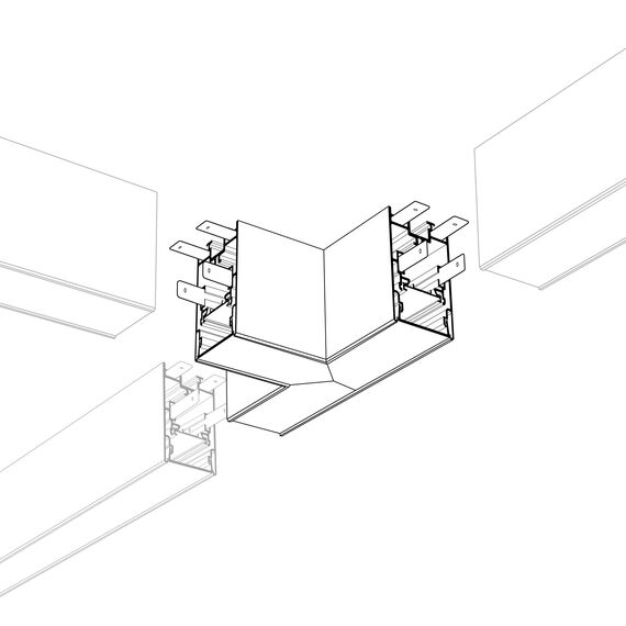Arlight 021254 Угол S2-LINE-4067-T90 тройной (Arlight, Металл) 021254, изображение 4