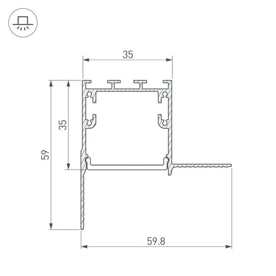 Arlight 030101 Угол SL-LINIA32-FANTOM-EDGE внешний (Arlight, Металл) 030101, изображение 5
