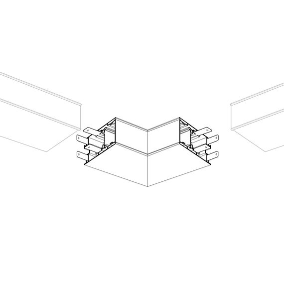 Arlight 021251 Угол S2-LINE-4067-L90N внутренний (Arlight, Металл) 021251, изображение 3