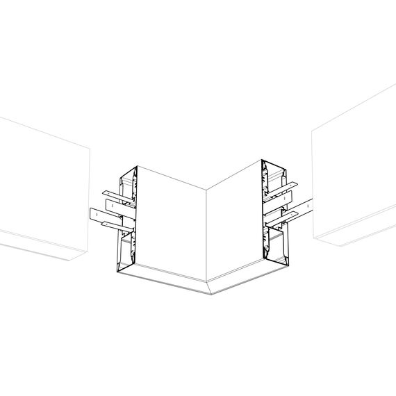 Arlight 021288 Угол S2-WALL-X2-H128-L90N внутренний (Arlight, Металл) 021288, изображение 4