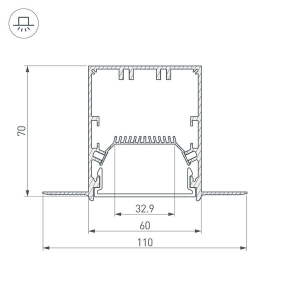 Arlight 030129 Угол SL-LINIA55-FANTOM-135 (Arlight, Металл) 030129, изображение 6