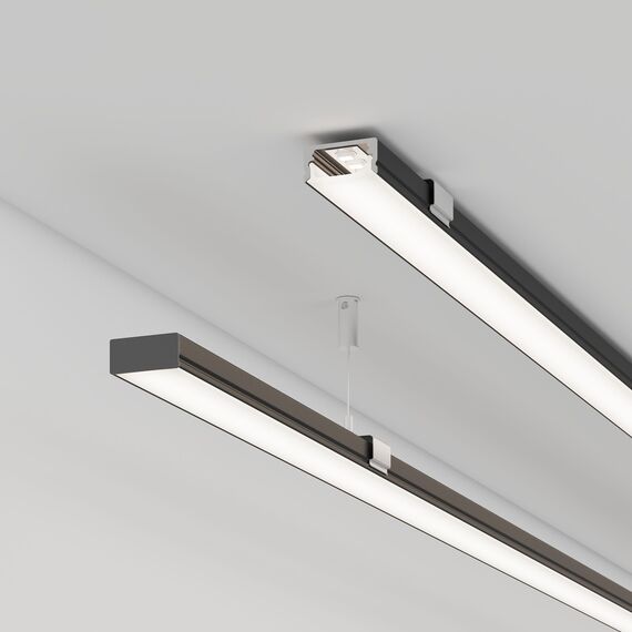 Arlight 040299 Профиль LINE-1708-2000 ANOD BLACK (Arlight, Алюминий) 040299, изображение 8