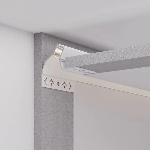Arlight 034981 Профиль ARH-CEIL-BEVEL-EDGE-2000 WHITE (Arlight, Алюминий) 034981, изображение 7