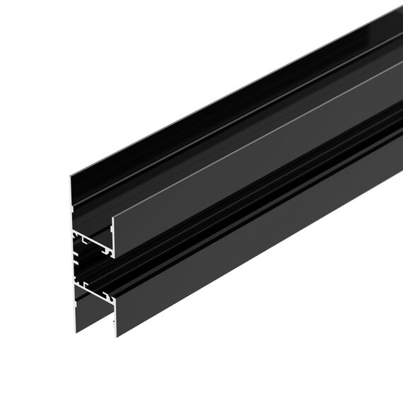 Arlight 052332 Профиль WALL-2575-DUAL-2000 ANOD BLACK (Arlight, Алюминий) 052332, изображение 4