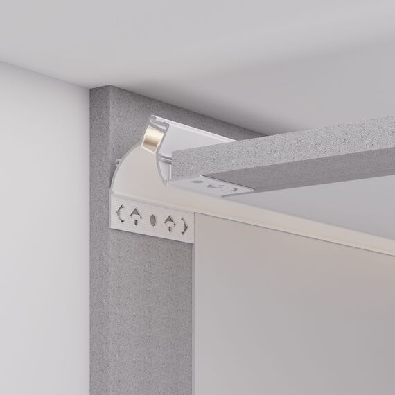 Arlight 034981 Профиль ARH-CEIL-BEVEL-EDGE-2000 WHITE (Arlight, Алюминий) 034981, изображение 8