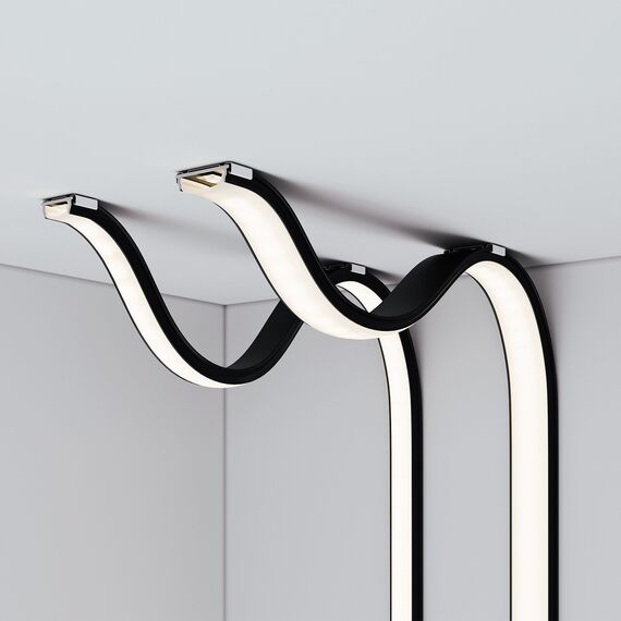 Arlight 039588 Профиль ARH-BENT-W18-2000 ANOD BLACK (Arlight, Алюминий) 039588, изображение 3