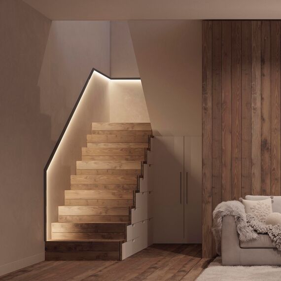 Arlight 050488 Профиль WALL-2228-2000 ANOD BLACK (Arlight, Алюминий) 050488, изображение 10