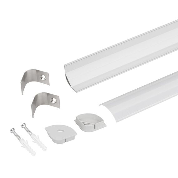 Arlight 036771 Профиль с экраном ARH-KANT-H30-2000 ANOD+OPAL (Arlight, Алюминий) 036771, изображение 8