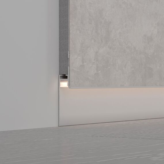 Arlight 043666 Профиль PLINTUS-FANTOM-H35-2000 WHITE (Arlight, Алюминий) 043666, изображение 8