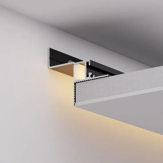 Arlight 052226 Профиль СEIL-S12-SHADOW-20-SIDE-3000 ANOD BLACK (Arlight, Алюминий) 052226, изображение 8