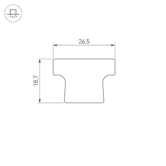 Arlight 038703 Экран ARH-FLOOR27-H28 OPAL (Arlight, Пластик) 038703, изображение 4