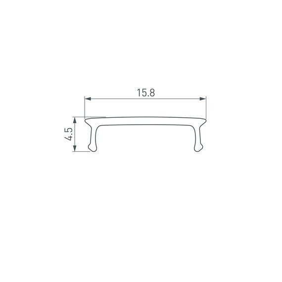 Arlight 040302 Экран LINE-2000 OPAL BLACK-PM (Arlight, Пластик) 040302, изображение 4