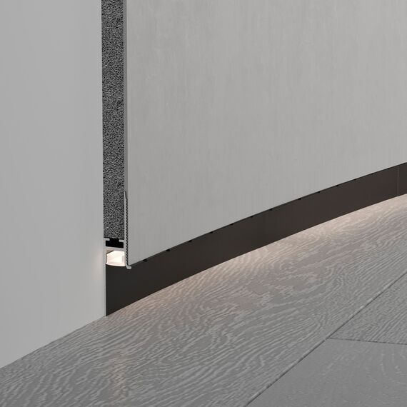 Arlight 043673 Профиль PLINTUS-FANTOM-BENT-H20-SIDE-2000 BLACK (Arlight, Алюминий) 043673, изображение 8