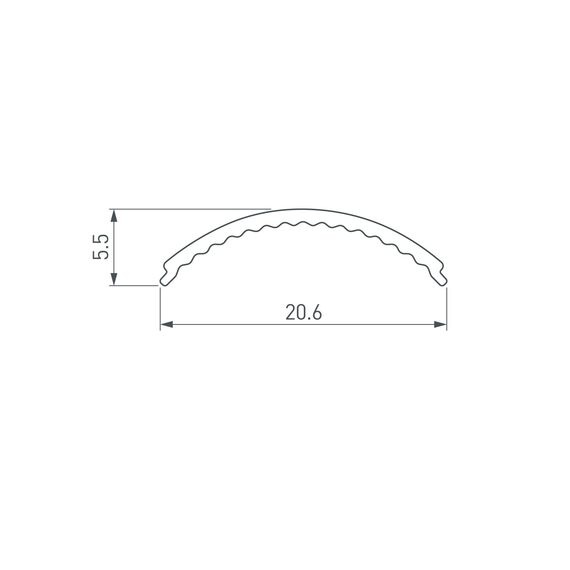 Arlight 016932 Экран ARH-KANT-H16-2000 Round Opal (Arlight, Пластик) 016932, изображение 3