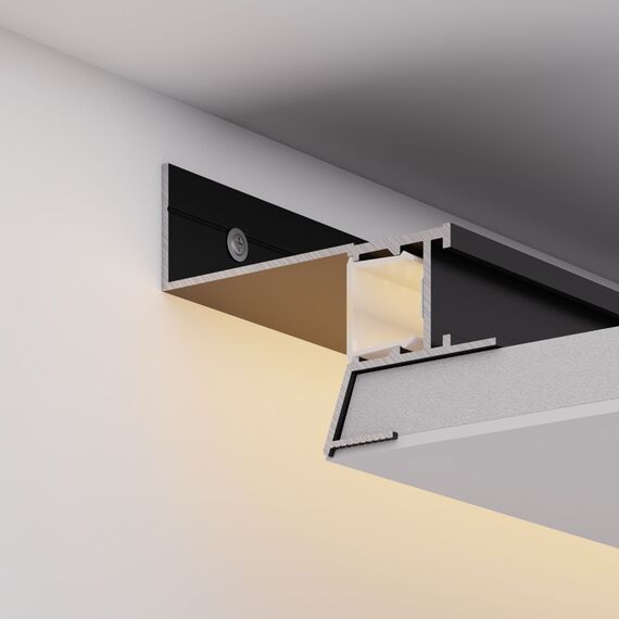 Arlight 047639 Профиль СEIL-S18-SHADOW-SIDE-3000 BLACK (Arlight, Алюминий) 047639, изображение 8