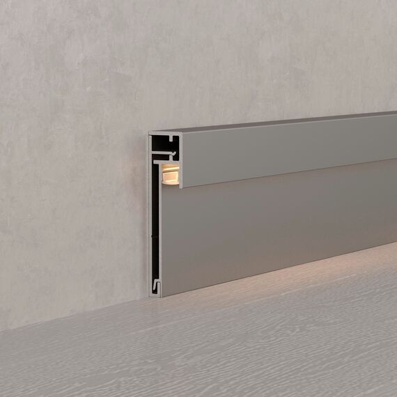 Arlight 046387 Профиль PLINTUS-H54B-2000 ANOD (Arlight, Алюминий) 046387, изображение 10